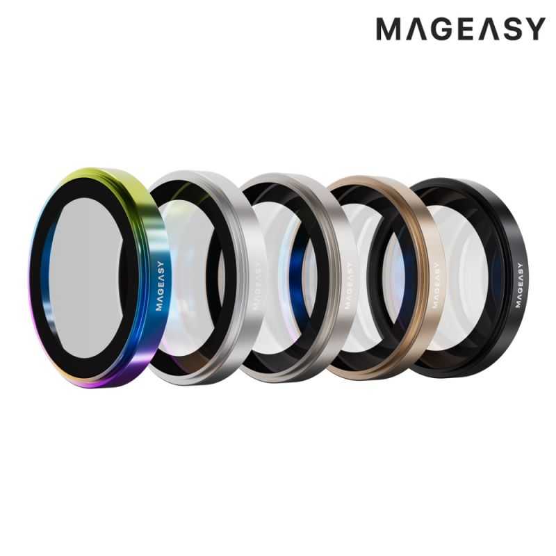 MAGEASY Apple 蘋果 iPhone 16 Pro / 16 Pro Max Lenz 藍寶石鏡頭貼 鏡頭保護