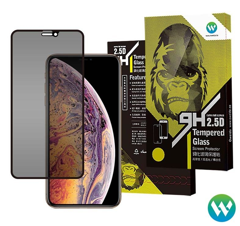 歐威達 Oweida iPhone 11Pro(5.8吋) 防窺滿版鋼化玻璃貼