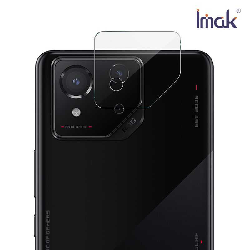Imak 艾美克 ASUS 華碩 ROG Phone 8/ROG Phone 8 Pro 鏡頭玻璃貼(兩片裝) 奈米吸附