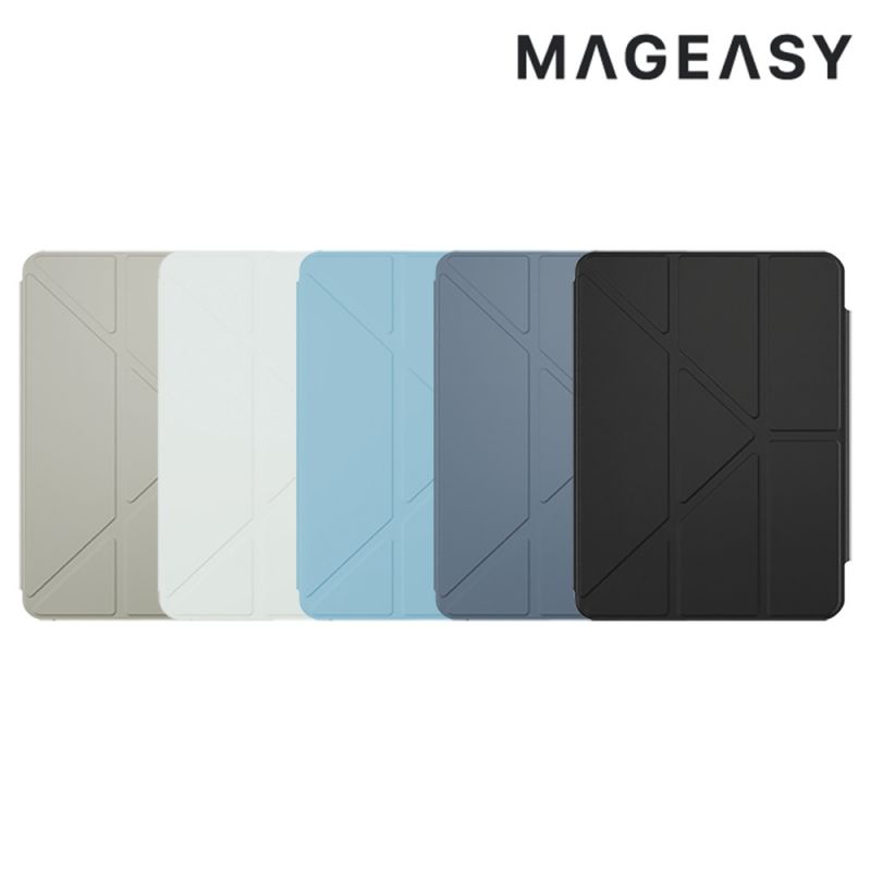 MAGEASY Apple iPad Air 4 /5 10.9 / Pro 11 FACET 全方位支架透明背蓋保護套