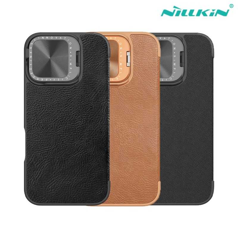 NILLKIN Apple 蘋果 iPhone 16 秦系列 Prop 皮套 側翻皮套 插卡 保護套 手機套 可站立