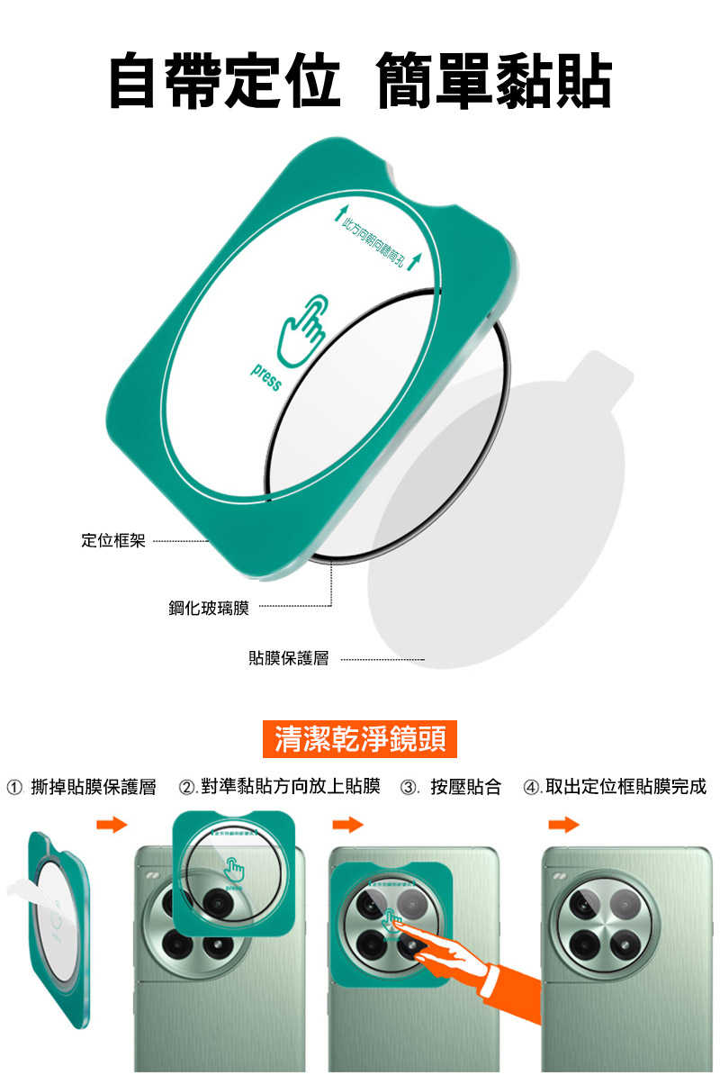 Imak 艾美克 Xiaomi 小米 15 5G 鏡頭玻璃貼(自帶定位版) 奈米吸附 鏡頭貼 鏡頭保護貼 鏡頭膜