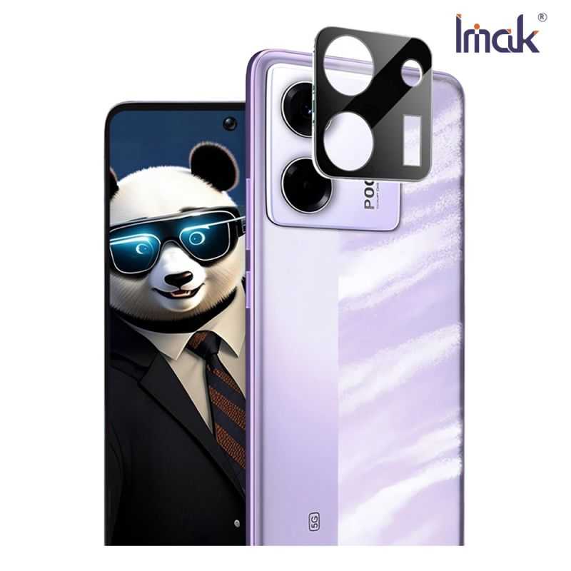 Imak 艾美克 POCO M7 Pro 5G 鏡頭玻璃貼(一體式)(曜黑版) 奈米吸附 鏡頭貼 鏡頭保護貼 鏡頭膜