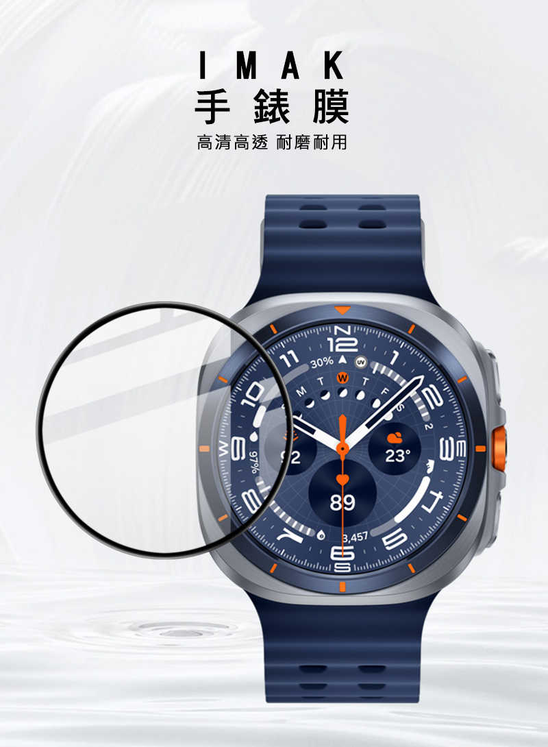 Imak 艾美克 SAMSUNG 三星 Galaxy Watch Ultra (2025) 47mm 手錶保護膜 保護貼