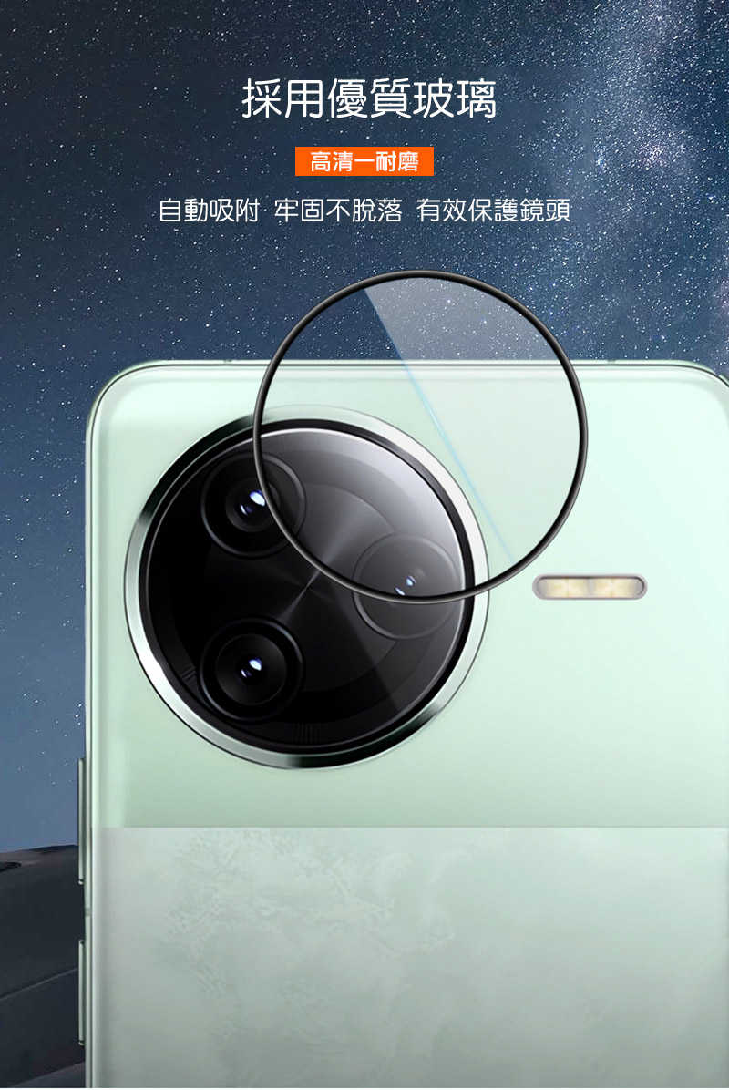 Imak 艾美克 POCO F7 Ultra 5G 鏡頭玻璃貼(自帶定位版) 奈米吸附 鏡頭貼 鏡頭保護貼 鏡頭膜