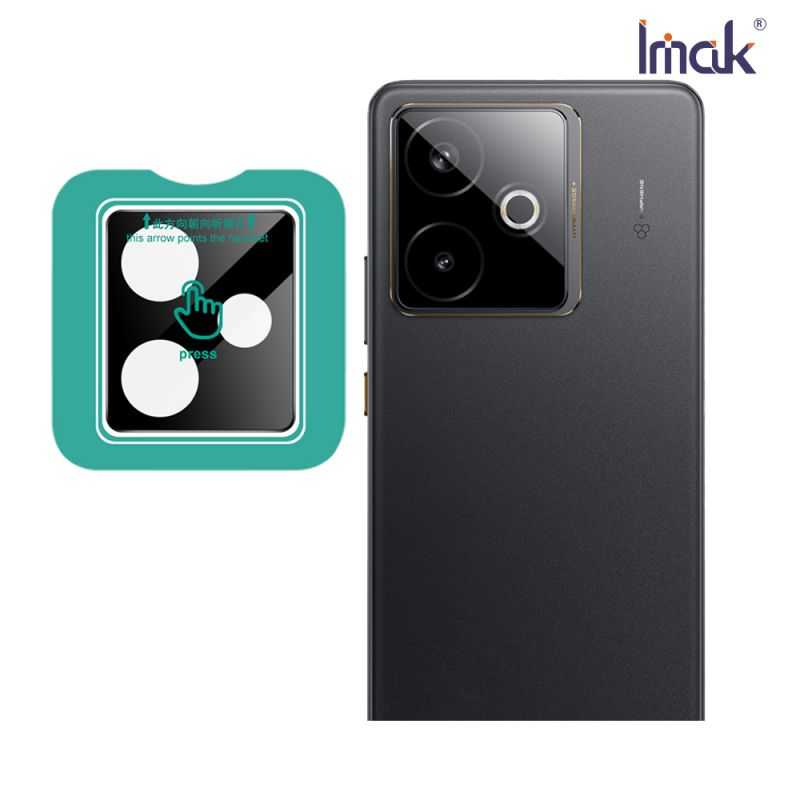 Imak 艾美克 realme GT 7T 鏡頭玻璃貼(曜黑版)(自帶定位版) 奈米吸附 鏡頭貼 鏡頭保護貼 鏡頭膜