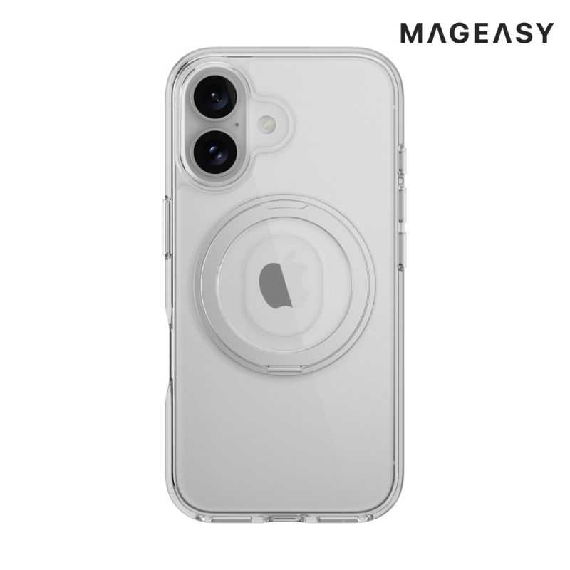MAGEASY Apple 蘋果 iPhone 16 / 16 Plus MagStand 360 M 指環支架保護殼