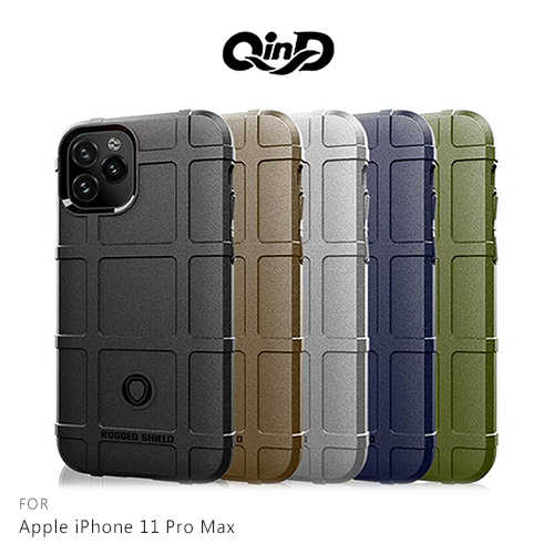 QinD Apple iPhone 11 Pro Max 戰術護盾保護套