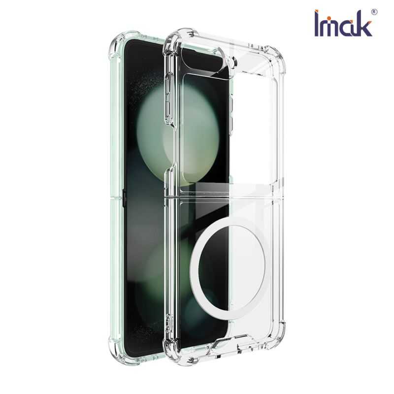 Imak 艾美克 SAMSUNG 三星 Galaxy Z Flip 6 5G 太空殼(磁吸款) 雙料殼 透明殼 保護殼