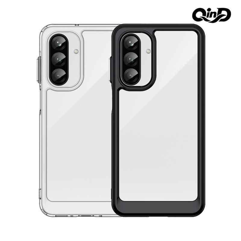 QinD SAMSUNG 三星 Galaxy A26 5G 雙料太空殼 手機殼 保護套 雙料殼 軟邊 硬背板 不發黃