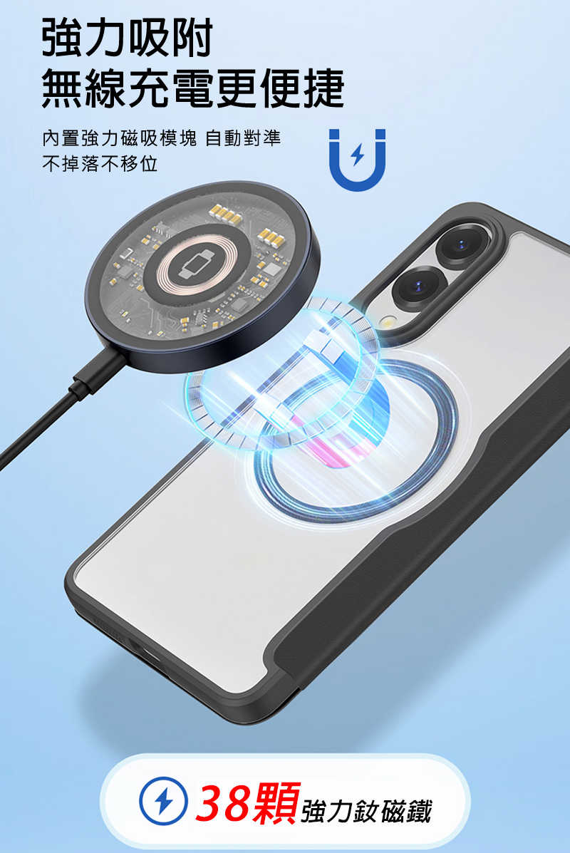 DUX DUCIS SAMSUNG 三星 Galaxy S25 Edge SKIN X Pro 皮套 側翻皮套 插卡