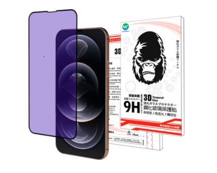Oweida iPhone13/ i13 pro /13 mini /13 Pro Max 3D電競霧面降藍光 鋼化玻璃