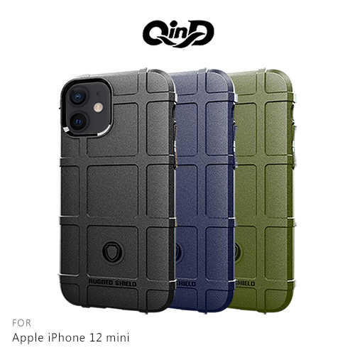 QinD Apple iPhone 12 mini 戰術護盾保護套