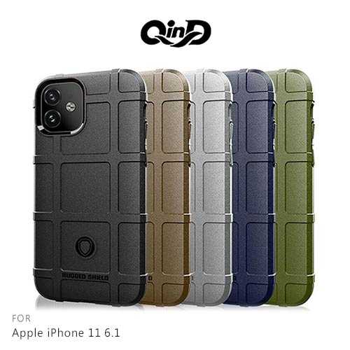 QinD Apple iPhone 11 6.1 戰術護盾保護套