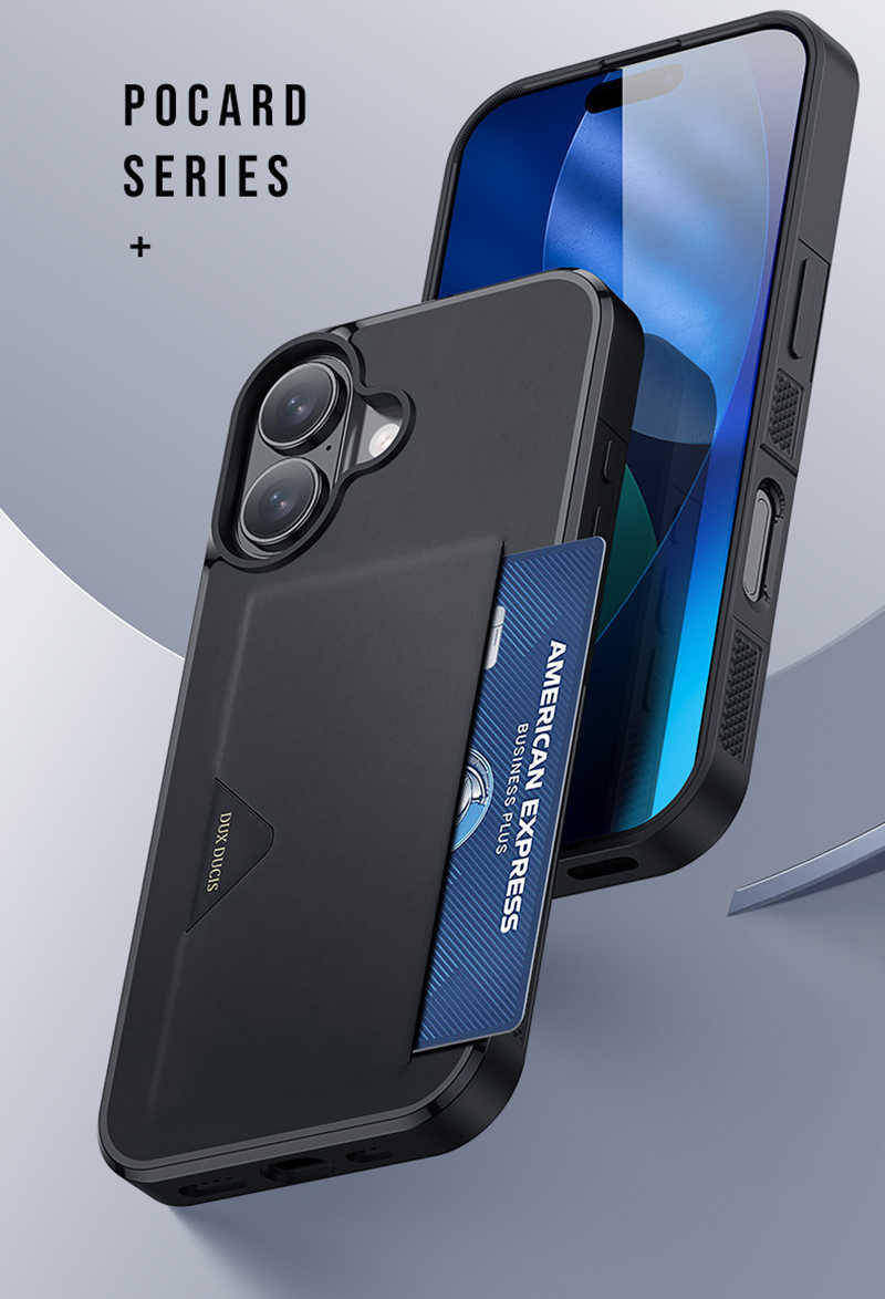 DUX DUCIS Apple iPhone 17 POCARD 可插卡保護殼 手機殼 保護套 軟邊保護套 防摔殼 防摔