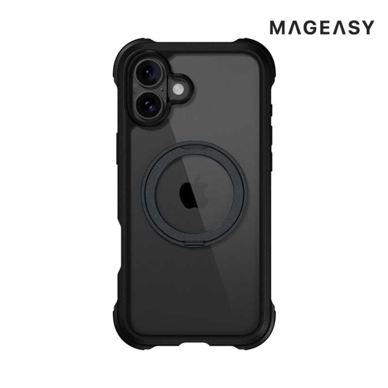 MAGEASY Apple iPhone 16/16 Plus Odyssey Stand M 超軍規防摔磁吸支架手機殼
