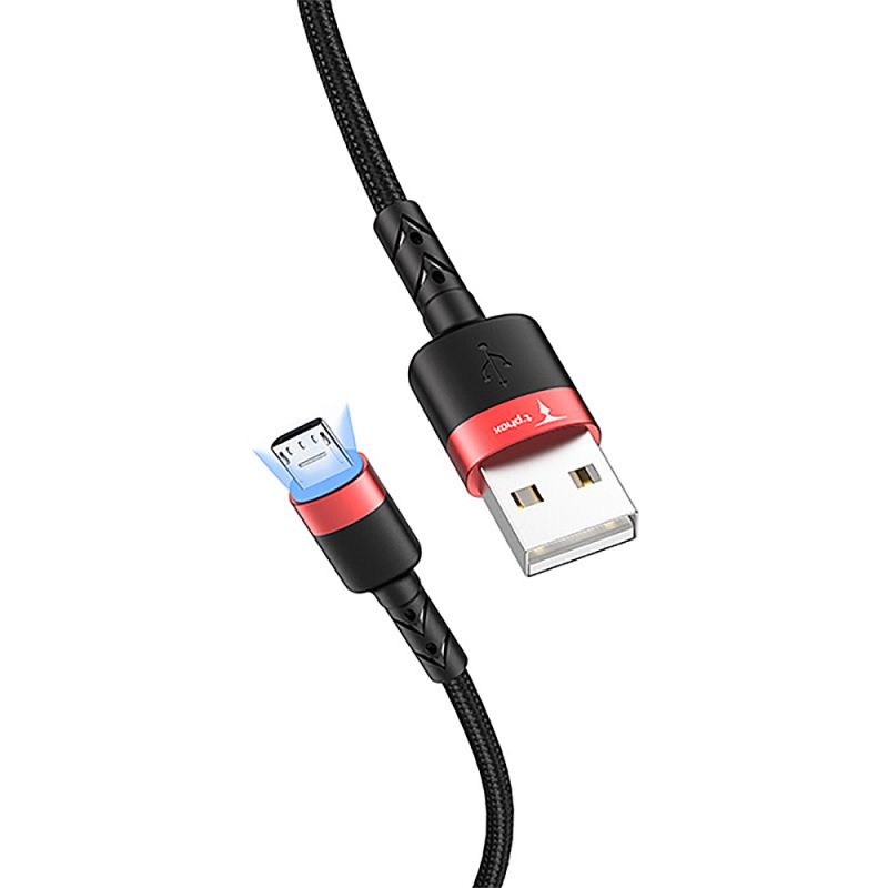t-phox T-M827 Micro USB 睿光充電傳輸線(3A)(1.2M)