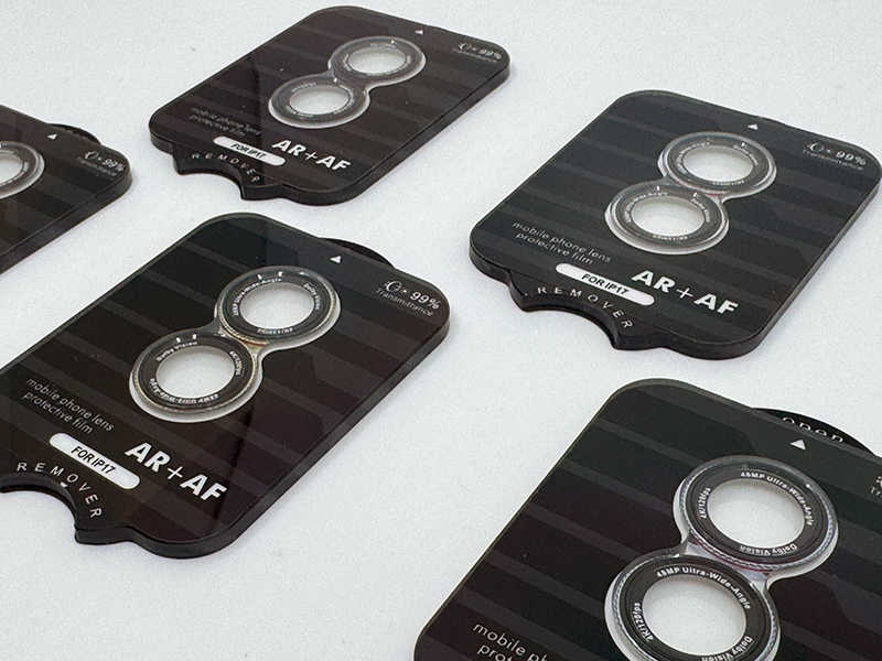 QinD Apple 蘋果 iPhone 17 鷹眼鏡頭保護貼(AR+AF)(齒輪) 鏡頭貼 鏡頭蓋 鏡頭圈 定位貼膜