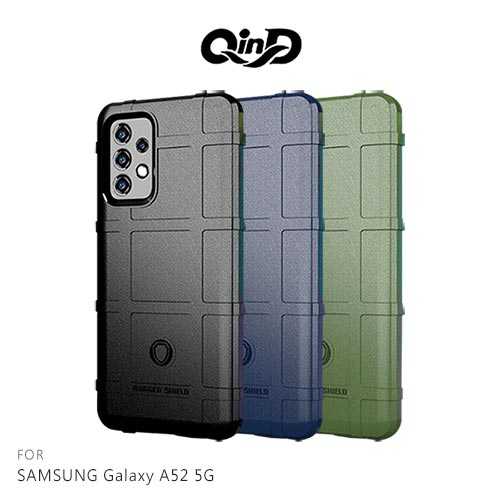 QinD SAMSUNG Galaxy A52 5G 戰術護盾保護套