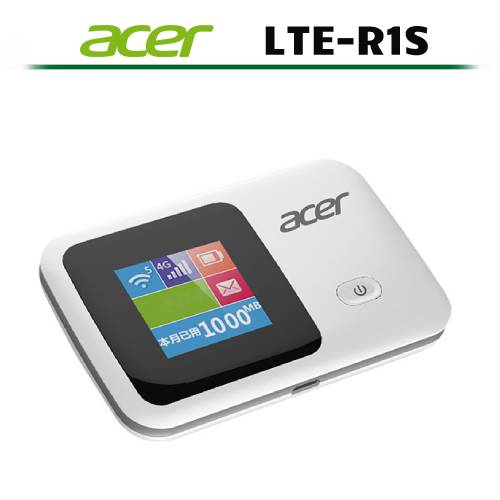 [公司貨] Acer LTE-R1S 4G LTE無線網路分享器