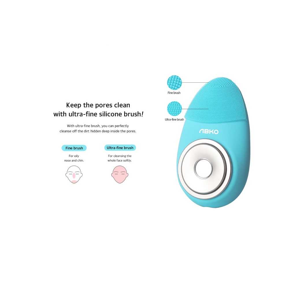 ABKO 韓國 智能防水 無線深層 美顏洗臉機(多功能無線美容儀) SV01 粉紅 台灣總代理