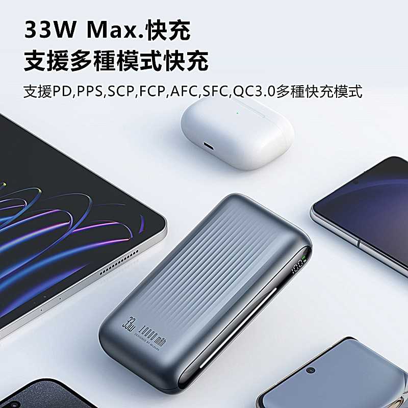 Mcdodo麥多多 萬象系列33W數顯行動電源10000mAh MC453