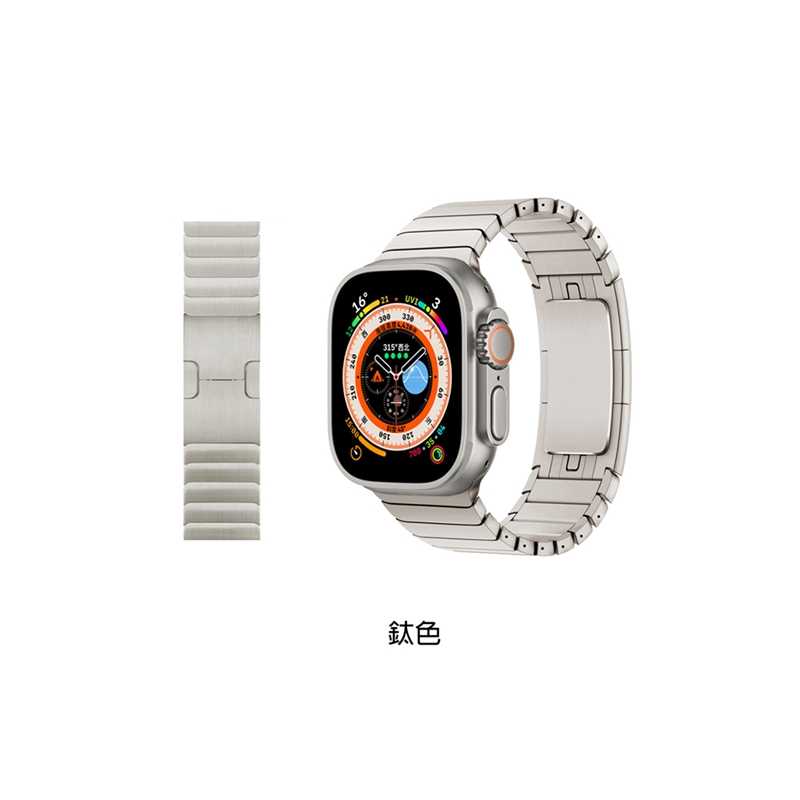 HOTGO Apple Watch 金屬鏈式錶帶