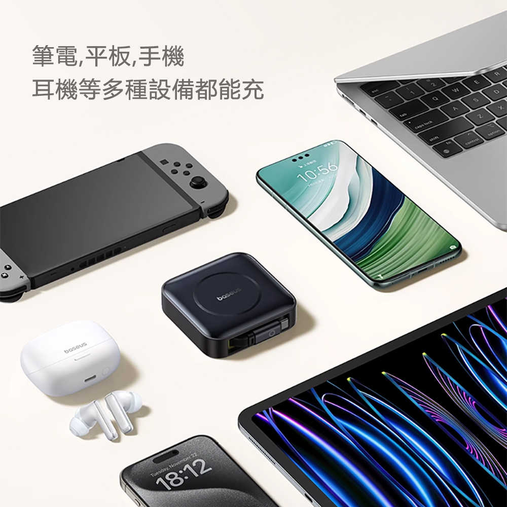 Baseus倍思 Nomos伸縮數據線CB000090 C to C 100W線長1m高速5Gb傳輸