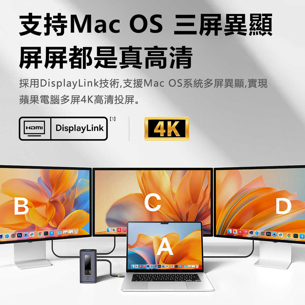 Baseus倍思 智匯系列11合1 MAC工作站 HUB BSOH175