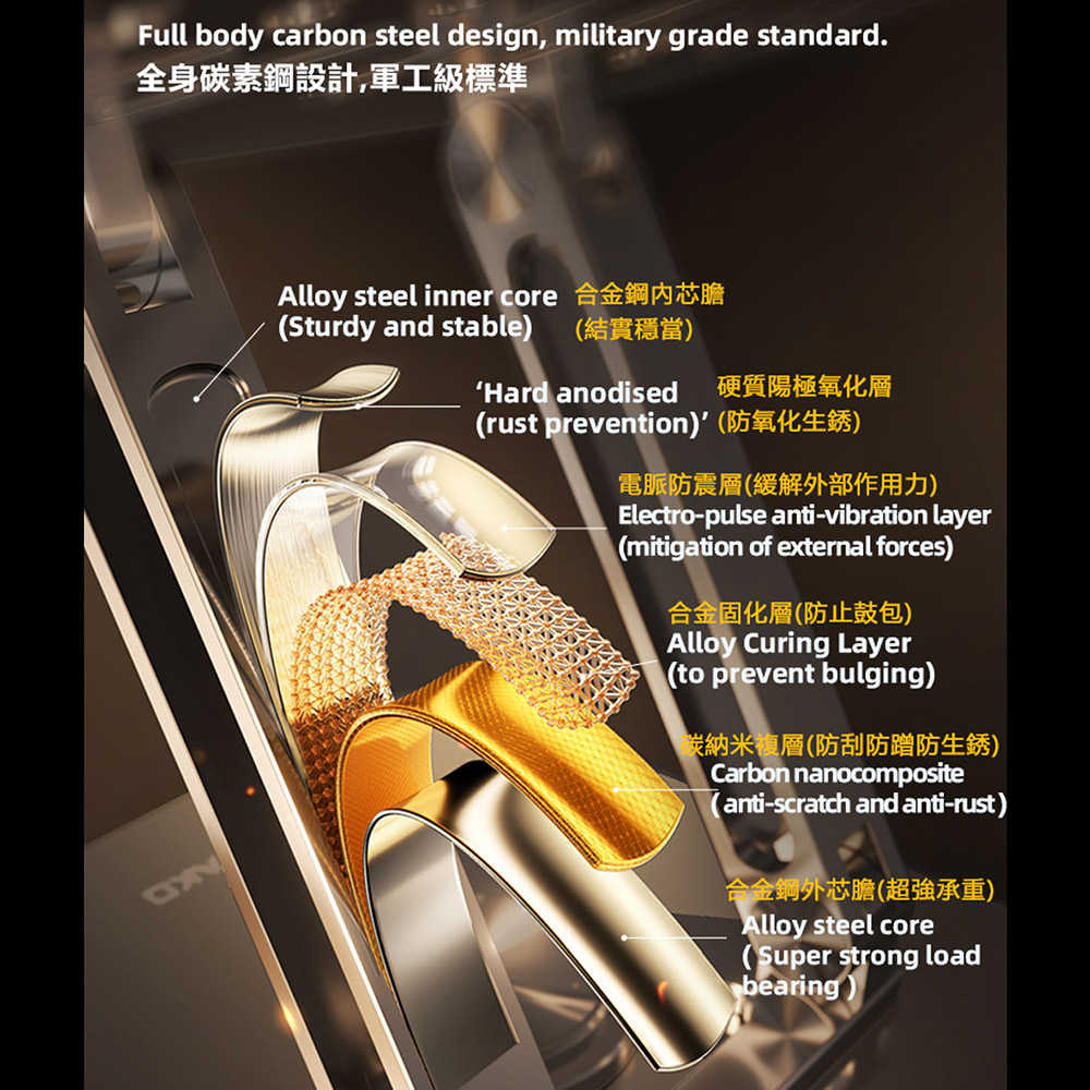 Rtako銳塔克 LQ RS-CP84S 三層360°三維聯動旋轉筆電支架