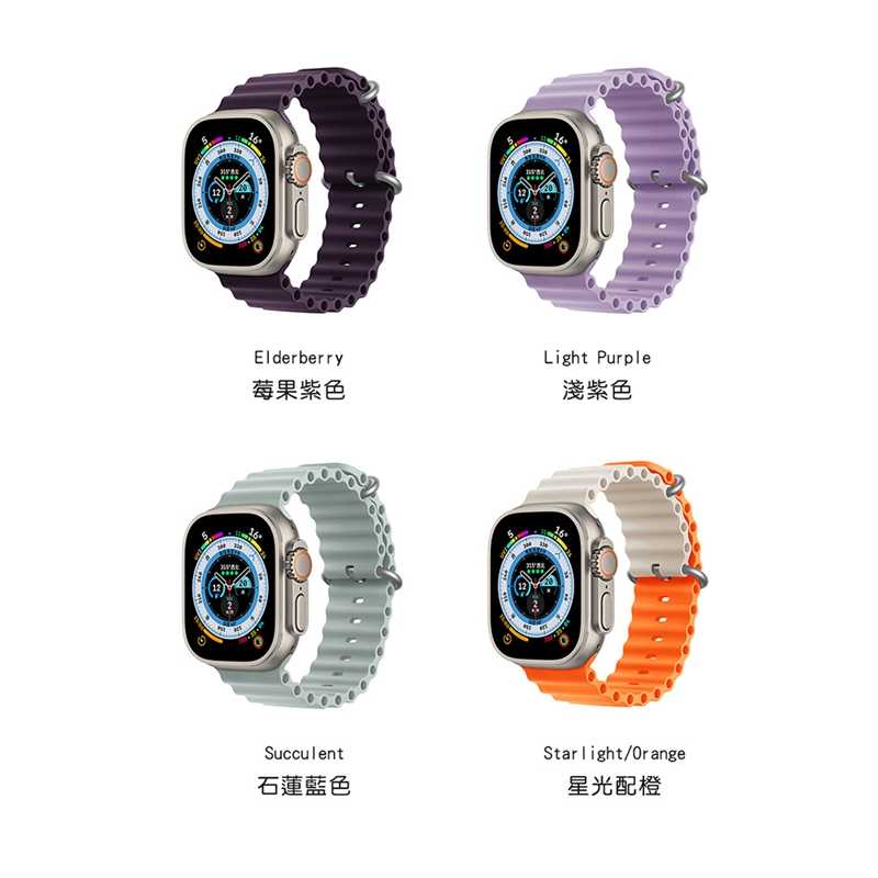 HOTGO Apple Watch 海洋錶帶