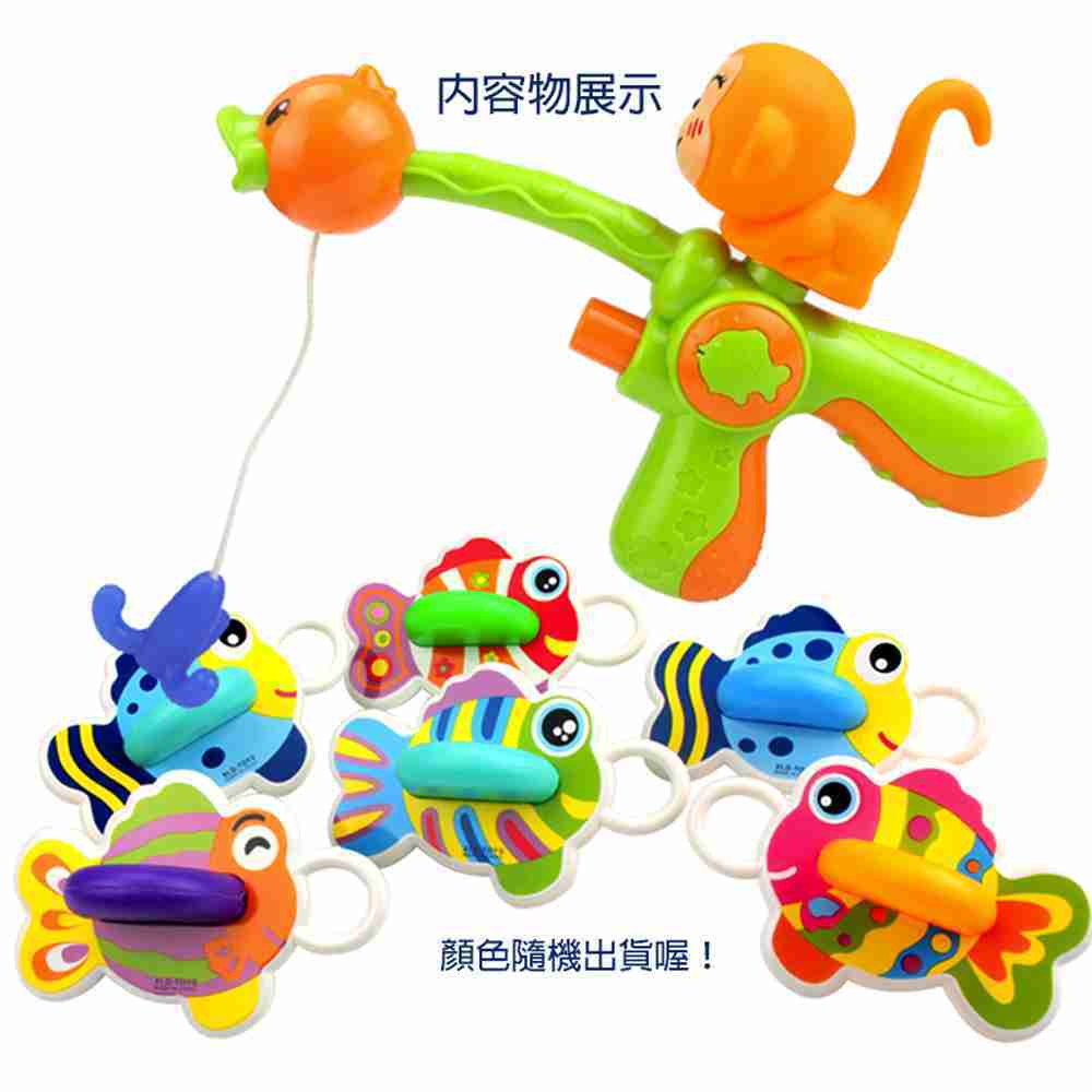 【GCT玩具嚴選】3IN1小鴨猴子戲水組 幼兒浴室玩具