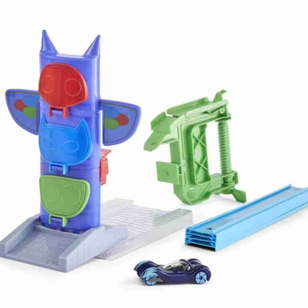 【GCT玩具嚴選】PJ總部軌道發射組 正版小汽車軌道發射玩具