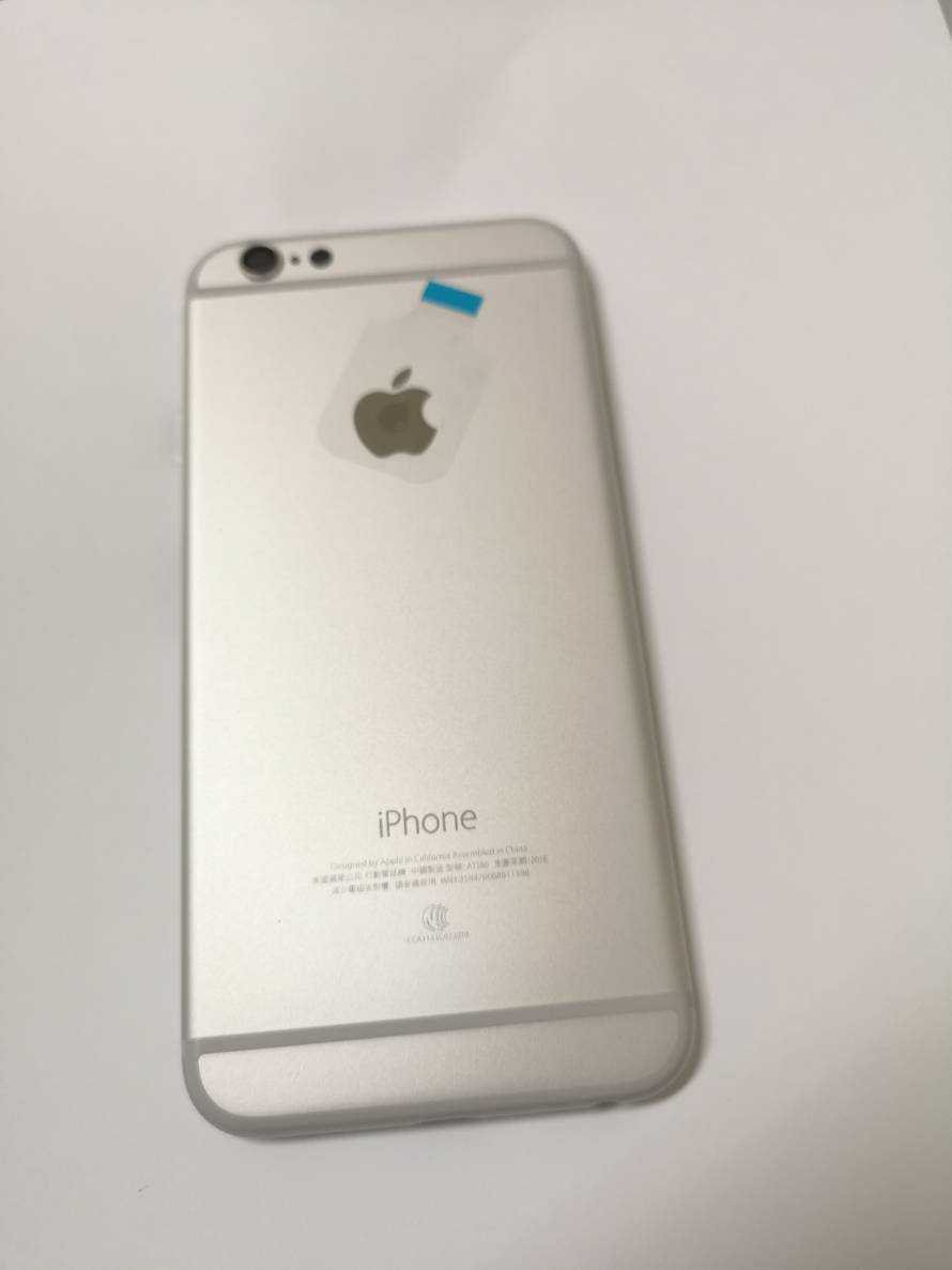 【原廠背蓋】Apple iphone 6 原廠背蓋 背殼 手機殼 贈手工具 (含側按鍵) - 銀色