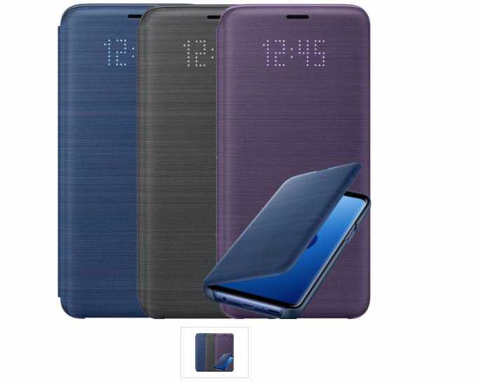 【保固一年 台灣公司貨 保固最安心】三星Samsung Galaxy S9+ LED皮革翻頁式皮套(6.2吋) G965