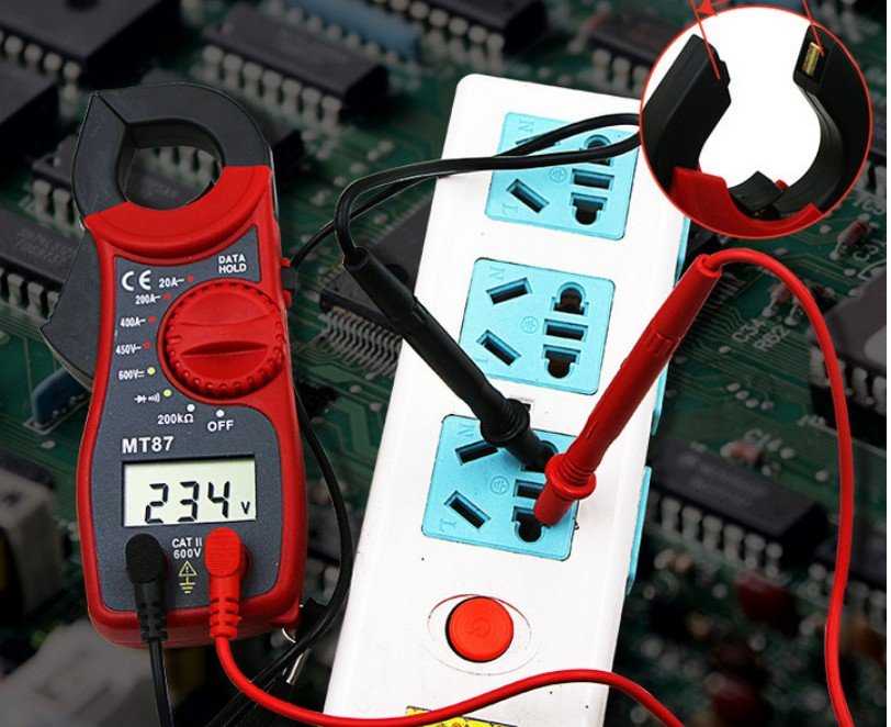 【保固一年】MT-87 鉗形電流表 勾表 手持式 數字 勾表式 數位式 三用 電壓 電阻 電流 三用電錶 袖珍型電表