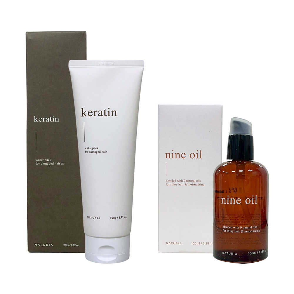 🍀韓國推薦🍀Naturia 免沖洗護髮 角蛋白水乳 No.9油 保濕 修護 乾燥 毛躁 受損 正品公司貨