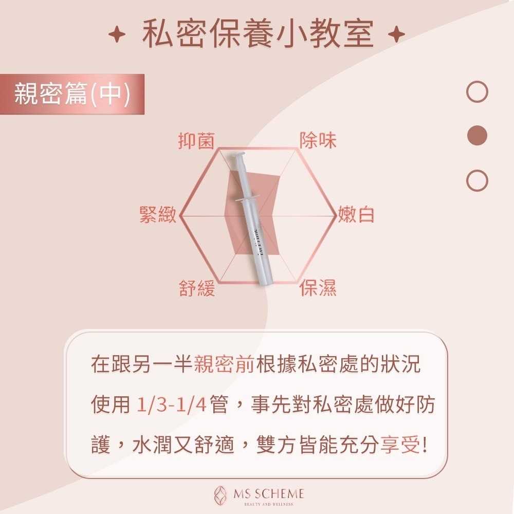 💧保養💧MS SCHEME LA PRIME 私密呵護精粹凝膠 3mlx6/盒(送咖啡因養眉液) 不滿意包退