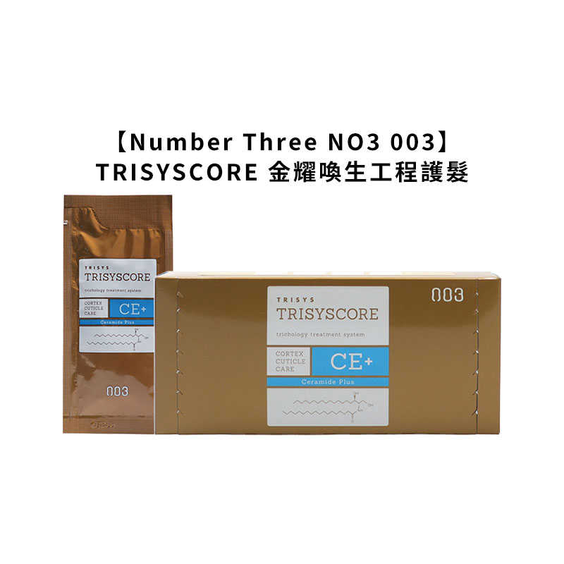 💈日本💈Number Three NO3 003 TRISYSCORE 金耀喚生工程護髮 護髮 沖洗 保濕 平衡