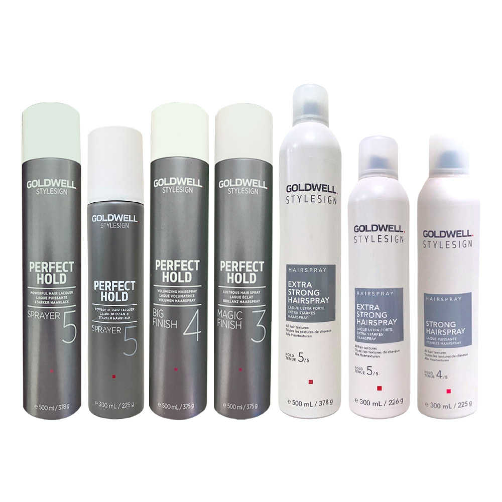 💫六星沙龍💫GOLDWELL 歌薇 造型 超型 完美定型 3號晶光噴霧 4號 5號 噴霧 500ml 定型 公司貨