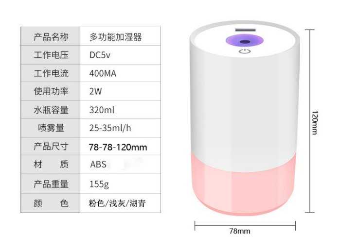 【保固一年 】超靜音 多功能加濕器 家用USB 保濕器 香薰器 靜音 臥室 噴霧 辦公室 香薰機