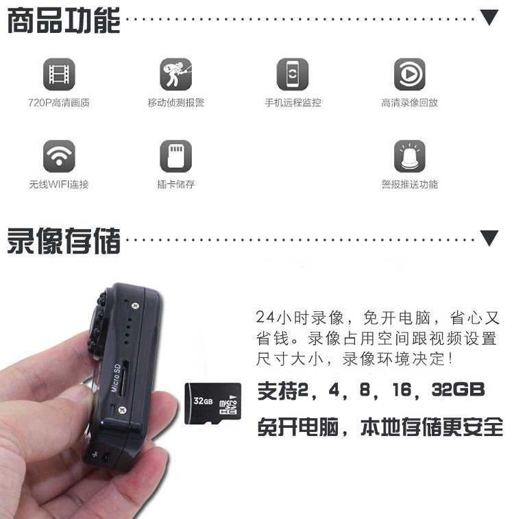 【保固一年】HD99S 微型 紅外線 不拒黑暗 夜視 攝影機 迷你 廣角 監視器 高清 影音同步 循環 監視 WIFI