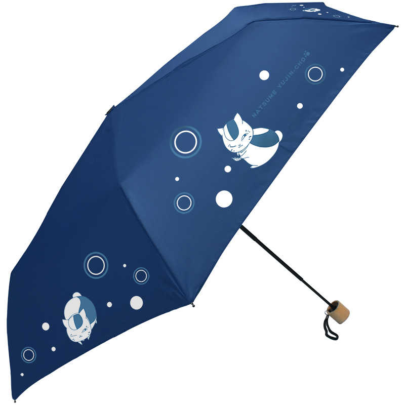 摺疊傘(貓掌)-夏目友人帳A款(深藍)(木棉花)