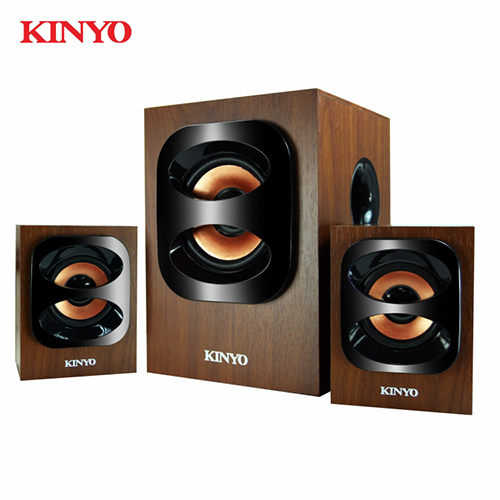 KINYO 2.1聲道多功能木質喇叭(KY-1702)