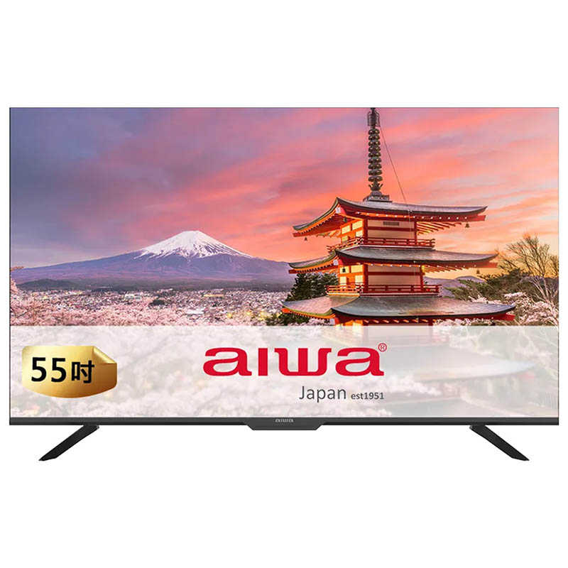 【含基本安裝+運費】AIWA 日本愛華 AI-55UD24 55吋4K HDR Google TV智慧顯示器/電視