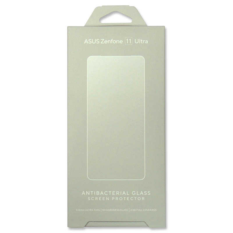 【送手機摺疊支架(白鹿)】ASUS Zenfone 11 Ultra 原廠超薄9H玻璃螢幕保護貼(0.16mm)