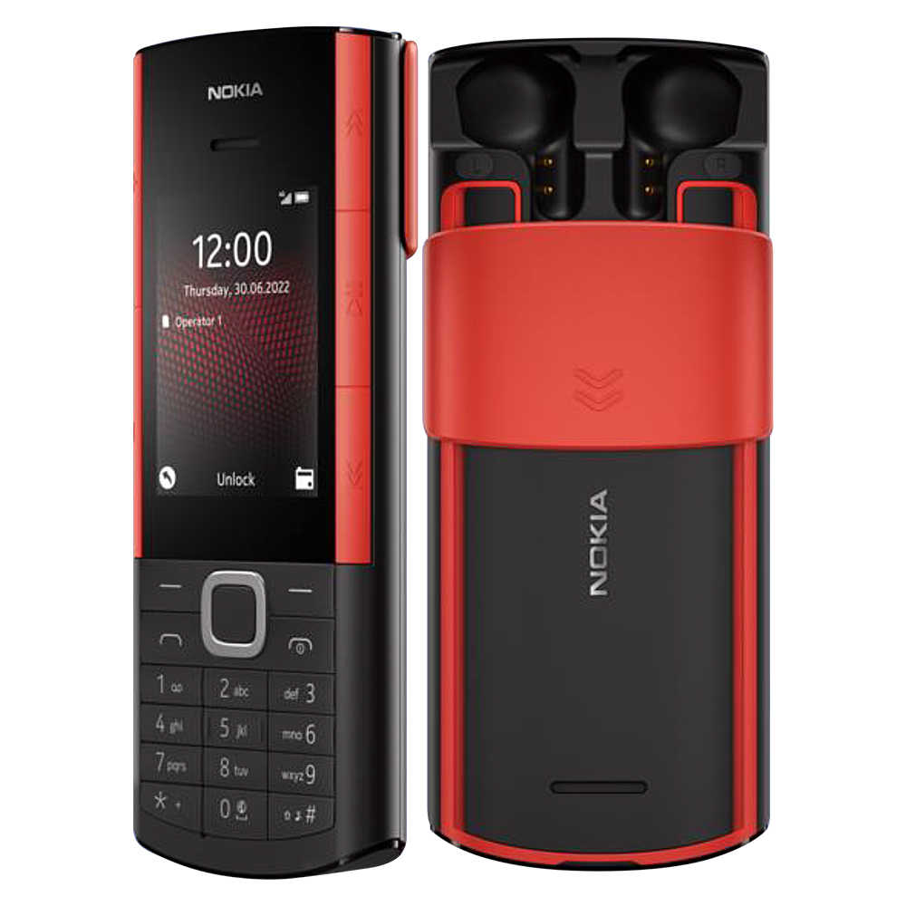 NOKIA 5710 XpressAudio 復刻經典滑蓋雙卡手機(內建藍芽耳機)