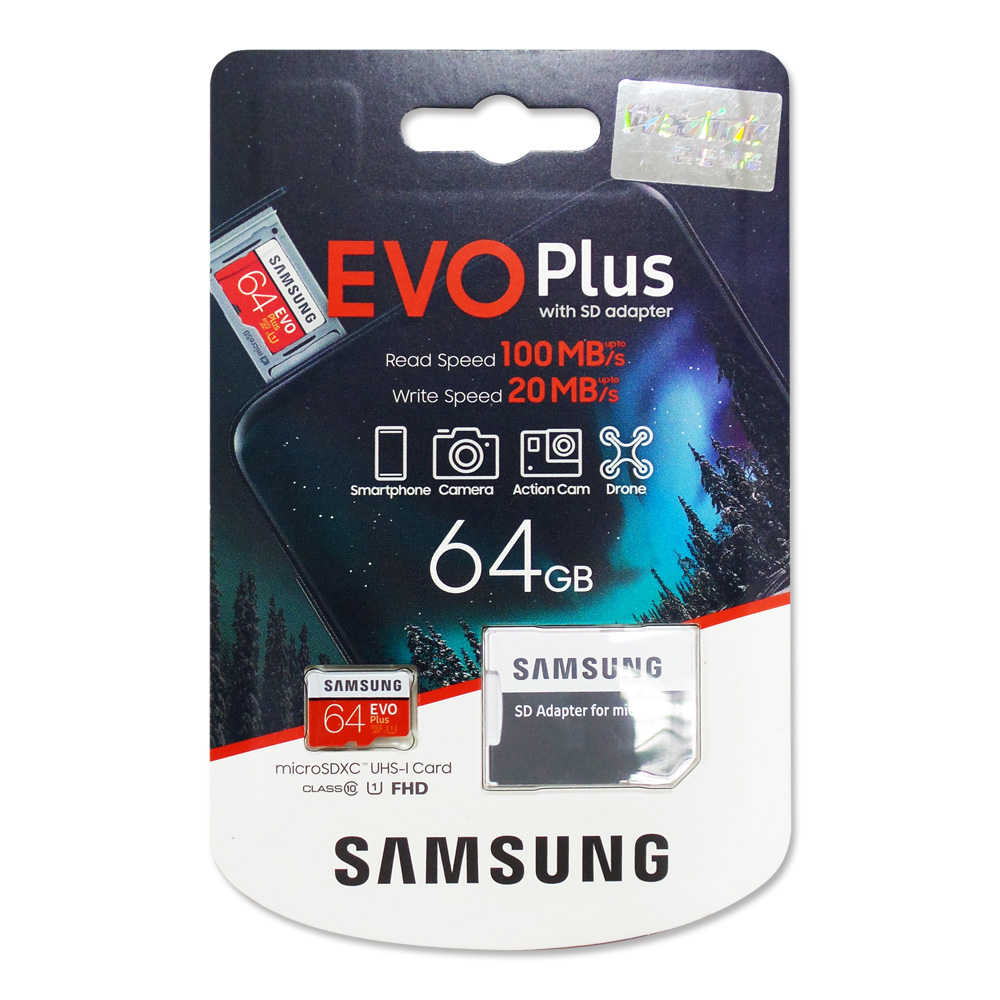 【特價商品售完為止】SAMSUNG EVO PLUS 64G記憶卡(UHS-I C10) OTR-008-4