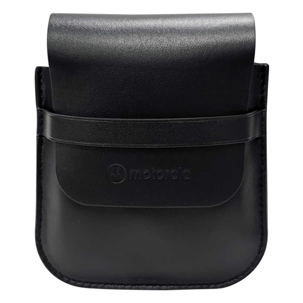 MOTOROLA razr 40 ultra/50/50 ultra 摺疊機-原廠腰掛式真皮皮套(值$1990)