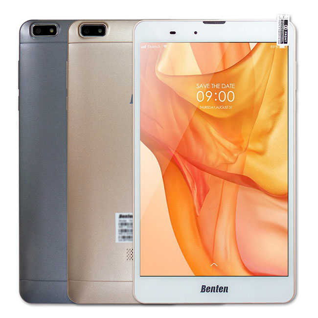 【送原廠皮套】BENTEN T8 (3G/32G) 雙卡8吋4G通話美型平板(螢幕保貼已貼妥)
